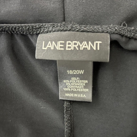Lane Bryant Dress Womens 18/20W Black Sheath Lace‎ Sequin Neutral Minimalist - Picture 6 of 7